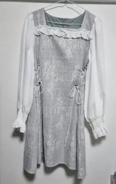 DearMyLoveRose レースレイヤードレースアップワンピース 夢展望のサムネイル