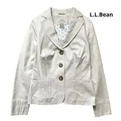 L.L.Bean コットンテーラードジャケット 春・秋アウター レディースS