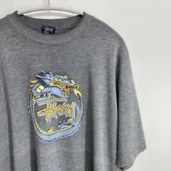 Old Stussy リンガーTシャツ マスタード Lサイズ - メルカリ