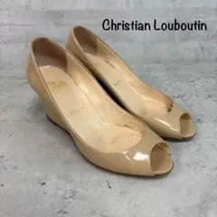 Christian Louboutin エナメル オープントゥ パンプスのサムネイル