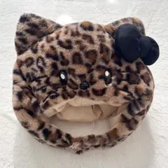 ヒョウ柄キティ　ファンキャップ　usj ユニバ　着画