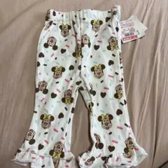 ミニーマウス プリント パンツ