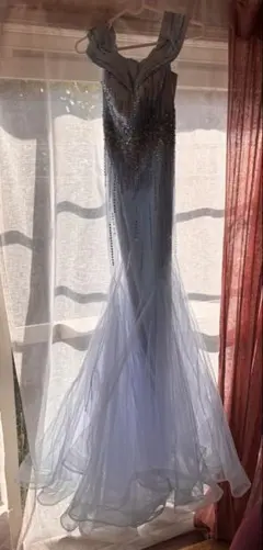 JEAN MACLEAN 水色 マーメイドドレス