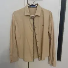 Burberry Blue Label 長袖シャツ 38 ベージュ