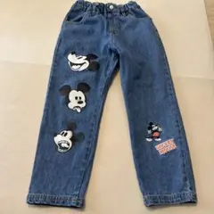 【試着のみ美品】BREEZE×ディズニー　デニムパンツ 120cm