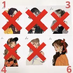 Xoxo shop様　人物ステッカー③ バラ売り可能　在庫各1枚