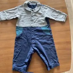 familiar ロンパース 70サイズ グレー・ネイビー
