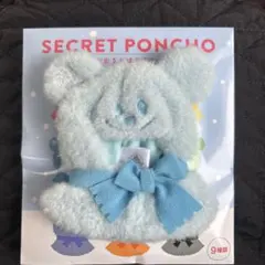 ディズニーストア　シークレットポンチョ　青　水色　ユニベア　着せ替え