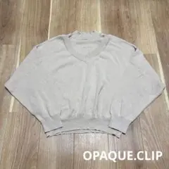 OPAQUE.CLIP ワールド レディース トップス 重ね着風 L