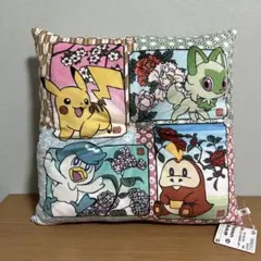 ポケットモンスター ポケモン 座布団クッション ～WAGARA ART～和柄①