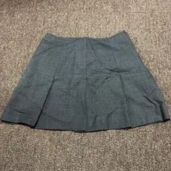 NICE CLAUP プリーツスカート グレー ミニ丈のサムネイル