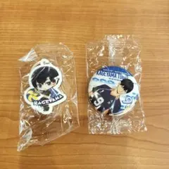 影山飛雄　缶バッジ　めじるしチャーム　くら寿司　ハイキュー　コラボ