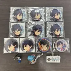 あんスタ 氷鷹北斗 イベコレ缶バッジ ネームプレート 名札 クリップ アクキー