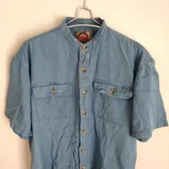 【最終値下げ】GRESHAM グレシャム デニム生地 シャツ Lサイズ