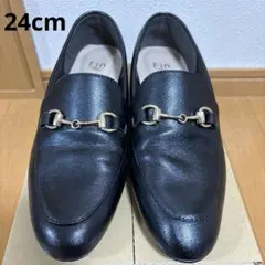 Fin フィン 本革ビットローファー　パンプス 24.0のサムネイル