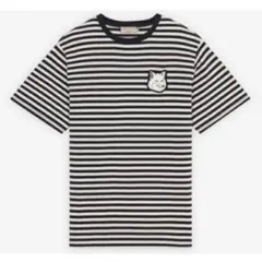 Maison Kitsuné ボーダー　Tシャツ フォックス刺繍のサムネイル