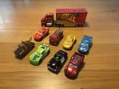 【傷あり】ディズニートミカ カーズ 9台まとめ売り マックィーン・大型トレーラー