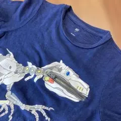 恐竜好き求む！GAP 120 【美品】メカ　ティラノザウルス☆半袖Tシャツ☆