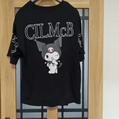 大きいサイズクロミとセシルマクビーのコラボ 半袖Tシャツ黒