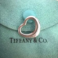 美品　Tiffany&Co SV925 オープンハート トップ