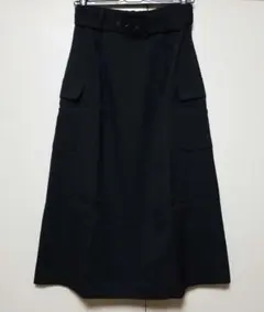 【新品タグ付き】トゥービーバイ アニエスベー 黒 カーゴスカート 台形 タイト