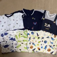 ロンパース　カバーオール　まとめ売り　男の子　夏　60〜70サイズ　ポロベア