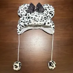 【新品未使用】ディズニー ファンキャップ ミニー ヒョウ柄 レオパード