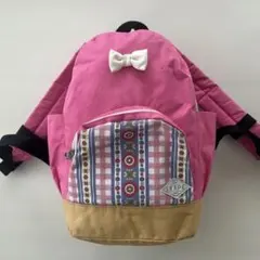 SKAPE キッズリュック ピンク リボン 女の子 可愛いのサムネイル