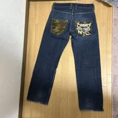 Tommy Jeans カモフラ柄ポケット ストレートデニムのサムネイル