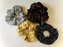 ヘアシュシュ 3個セット 1個おまけ