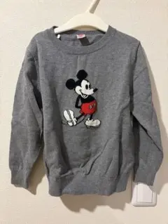 UNIQLO ミッキーマウス セーター グレー 120cm