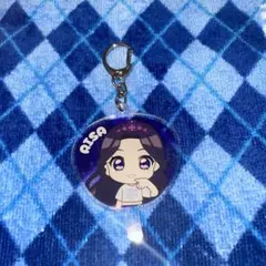 アイカツ　プリパラ　合同ライブ　白樺リサ　うちわ風キーホルダー
