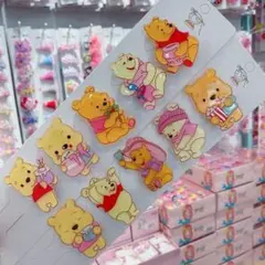 輸入品　インポート　くまのプーさん　ヘアピン 10点セット