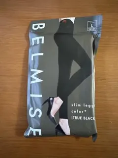 BELMISE スリムレギンス TRUE BLACK L