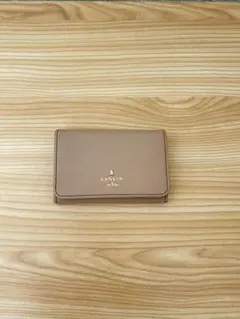 LANVIN ピンクベージュ 名刺入れのサムネイル