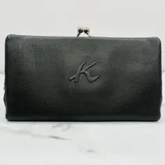 Kitamura キタムラ 長財布 がま口 ブラック レザーのサムネイル