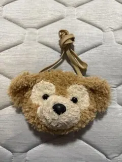 ダッフィー フリースポーチ ベージュ