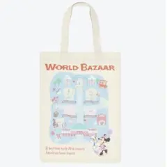 【公式完売品】ディズニー　テーマポート トートバッグ ワールドバザール