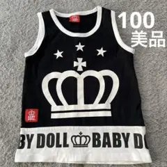 BABY DOLL ノースリーブタンクトップ 100