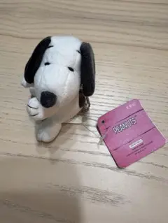 スヌーピー ぬいぐるみキーホルダー 約10cm タグ付き　2017年レトロ