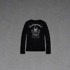 archive skull studs long sleeve tee y2k