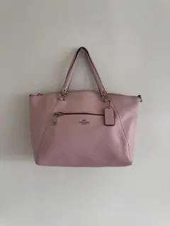 coach プレーリーサッチェル　ピンク