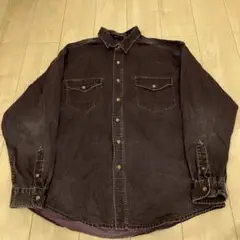 黒タグ Eddie Bauer シャツ XL ヴィンテージ