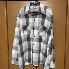 bowwow バウワウ チェック ネルシャツ ダメージ加工 - メルカリ