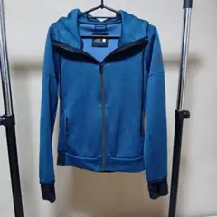 adidas　フルジップアップパーカー　サイズJ/M　キッズ　レディース