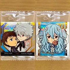 エヴァ シールウエハース SSRシンジ＆カヲル SEC綾波レイ 2枚セット
