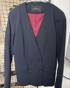 green label relaxingノーカラージャケット