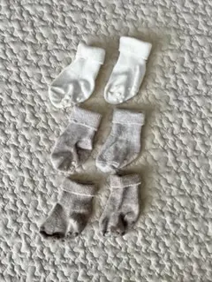 【美品】H&M ベビー靴下 3足セット　0-3m