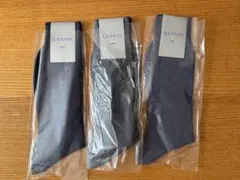 LANVIN ランバン メンズ靴下 3足セット 日本製 綿100% 未使用のサムネイル