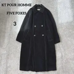 K.T POUR HOMME ダブルブレストコート アンゴラ 羊毛 ヴィンテージ